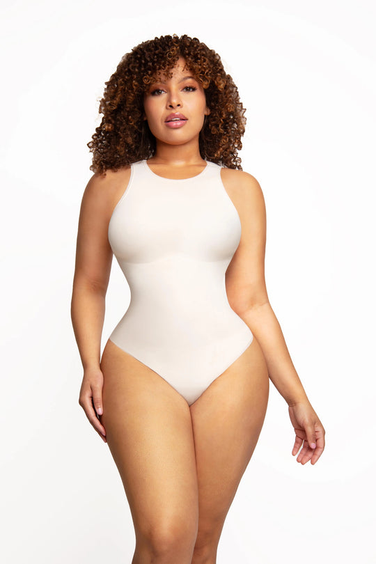 Bodysuit Col Haut Sans Manches — Nēva